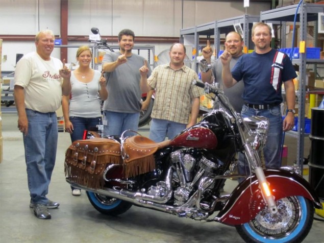 Indian Produces First Motorcycle Under Polaris Ownership Polaris Indian Chief 1 635x476