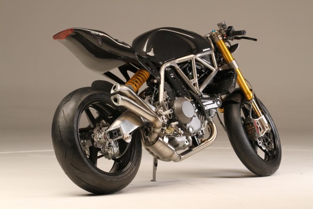 NCR M4 ONE SHOT   Ducati Monster Lovers, Your Christmas Has Been Ruined NCR M4 Carbon Right Rear 1 635x423