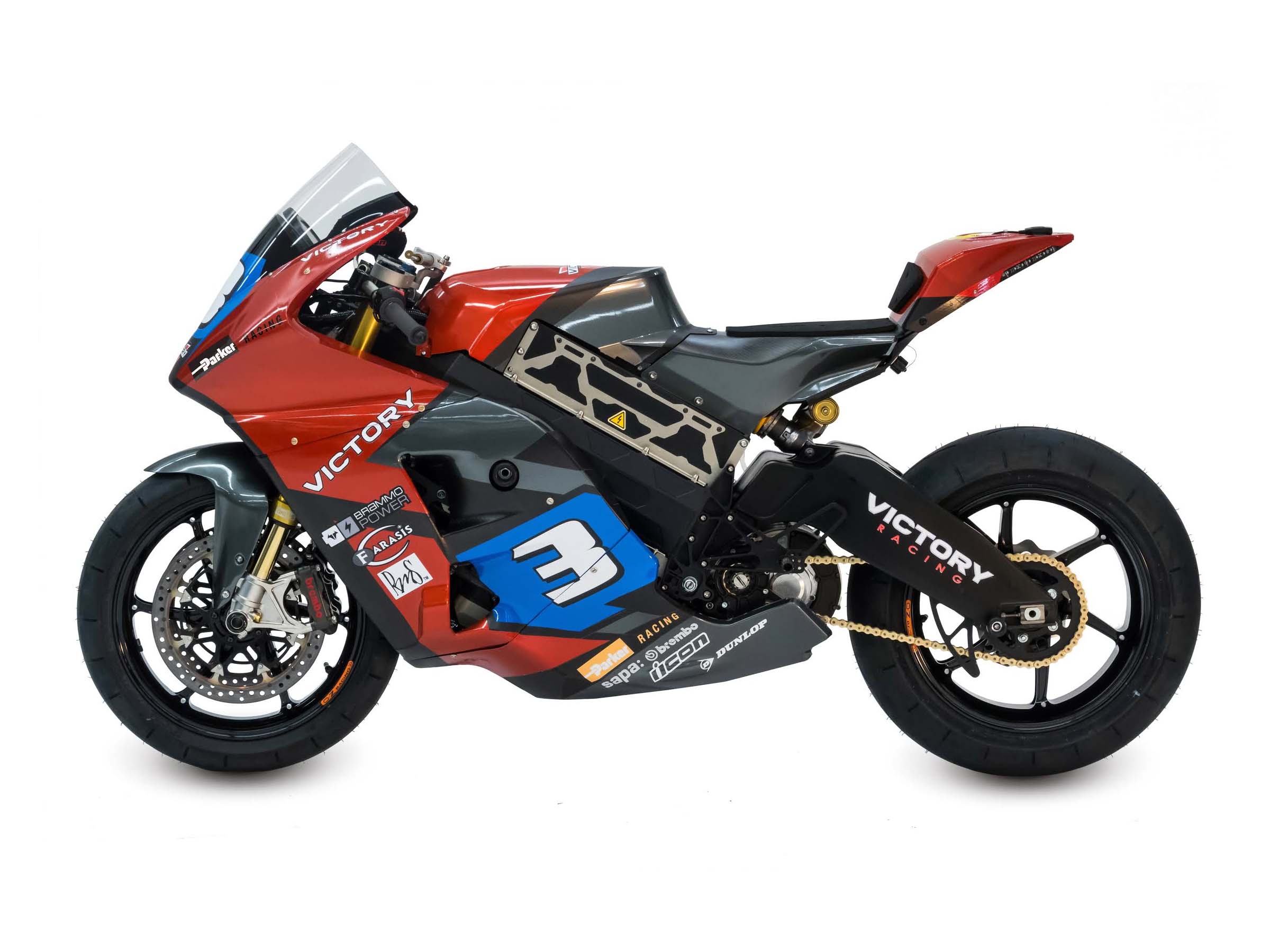 Details on the Victory's Electric Race Bike for the IOMTT - Asphalt