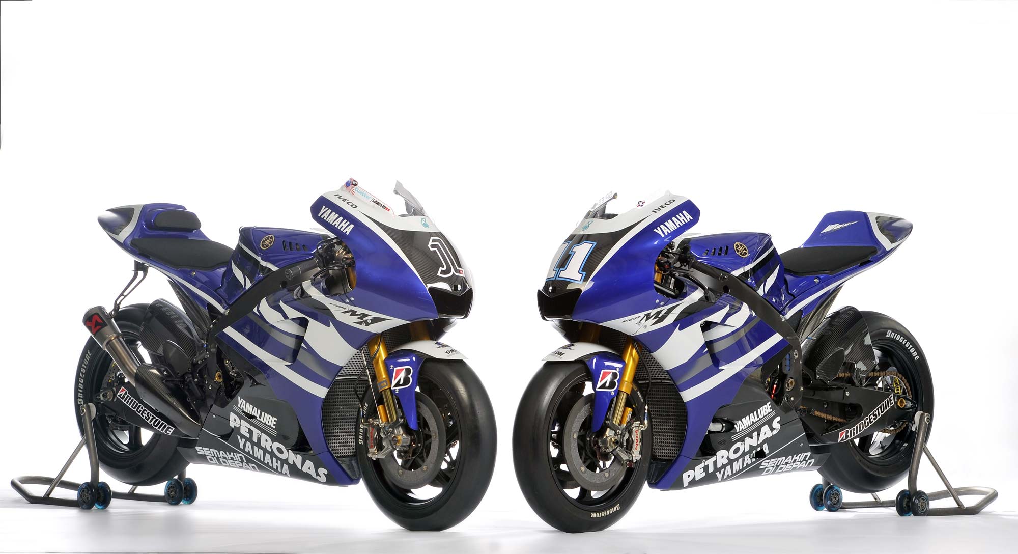 Yamahas 2011 MotoGP Livery Unveiling Asphalt Rubber