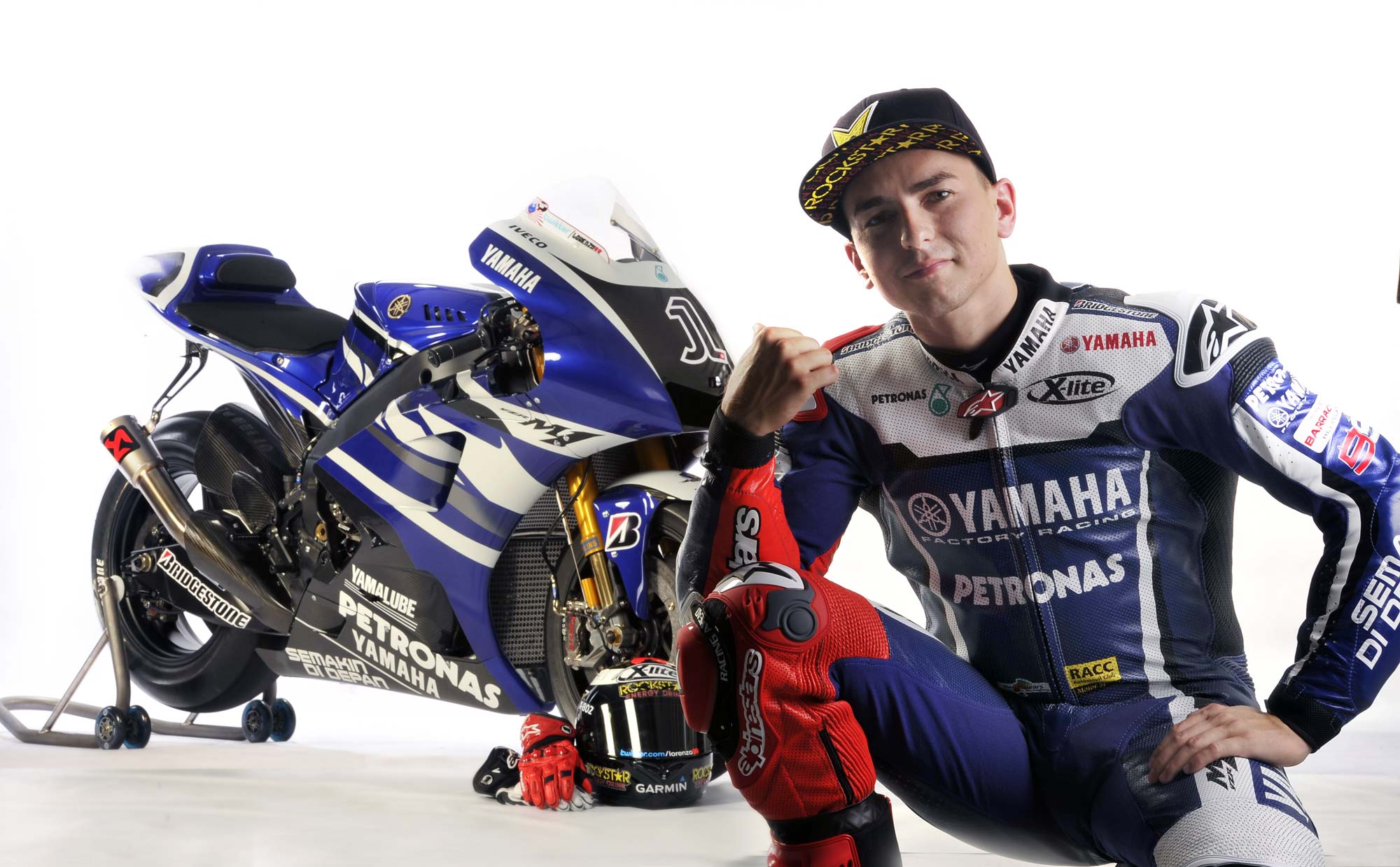 Yamahas 2011 MotoGP Livery Unveiling Asphalt Rubber