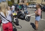 Passers-by stop to watch Stefan Bradl prepare to ride his MotoGP competition bike on Lombard Street ahead of his debut at Laguna Seca, in San Francisco, CA, USA, on 24 July 2012 // Marv Watson/Red Bull Content Pool // P-20120725-00005 // Usage for editorial use only // Please go to www.redbullcontentpool.com for further information. //