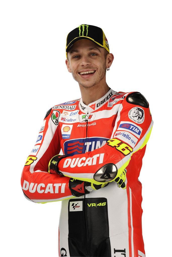 Valentino Rossi All Dressed Up for Work at Ducati Corse – Finally Talks ...