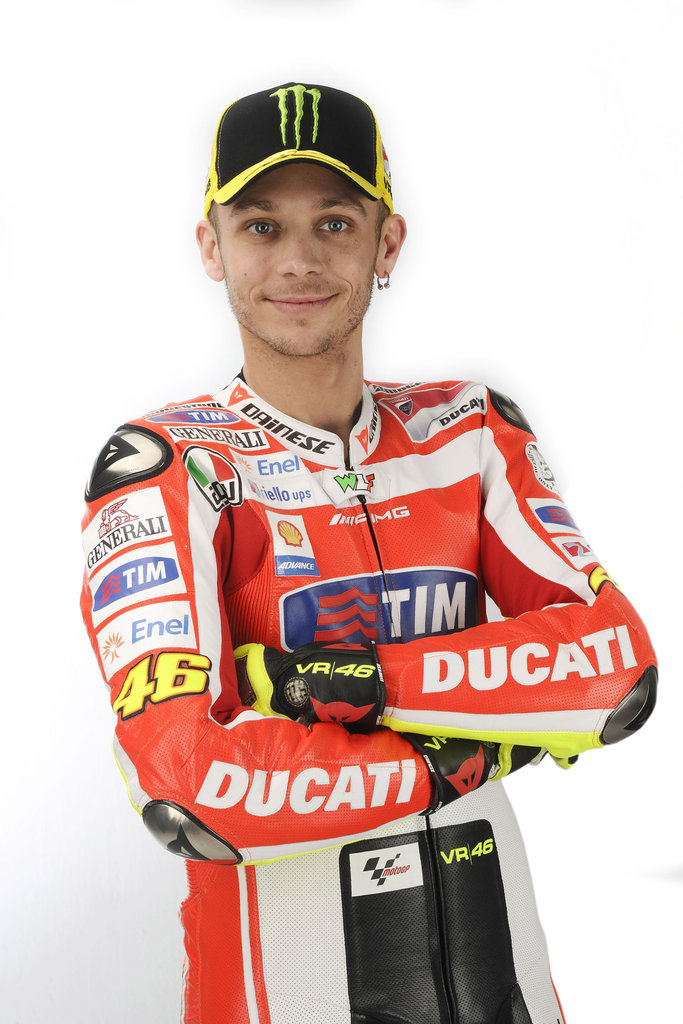Valentino Rossi All Dressed Up for Work at Ducati Corse – Finally Talks ...