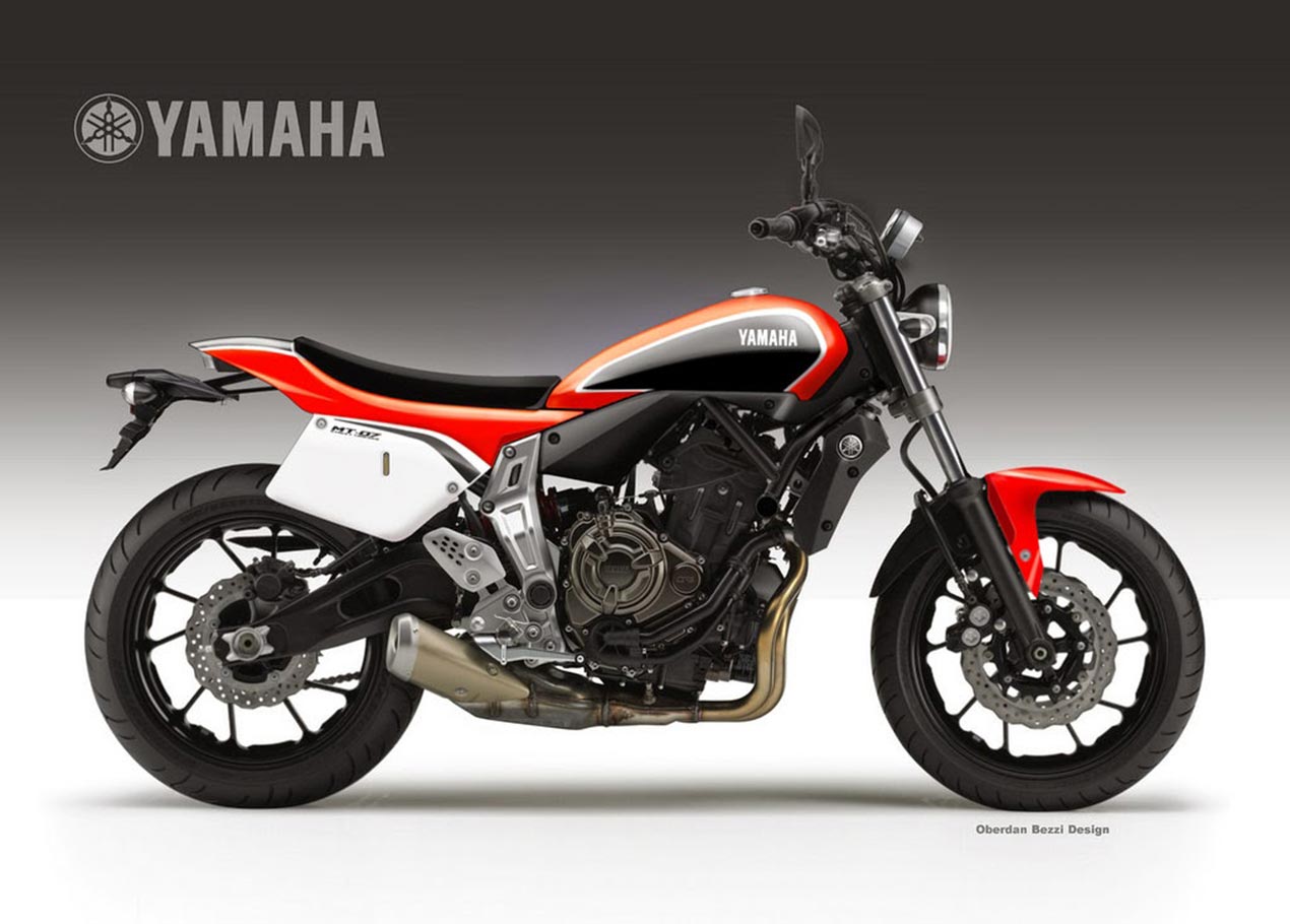 Yamaha MT-07 Street Tracker Concept by Oberdan Bezzi 